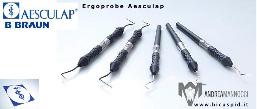 Manici Ergoprobe Aesculap black Line