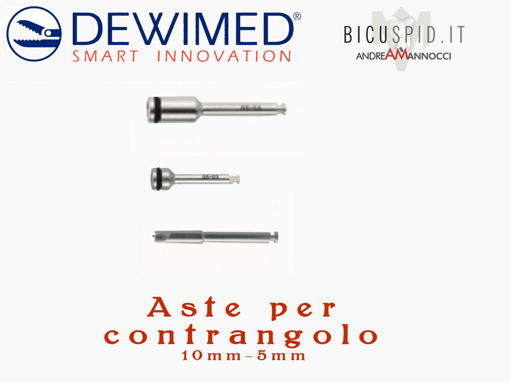 Ancoraggio - aste per attacco contrangolo mini screw dewimed