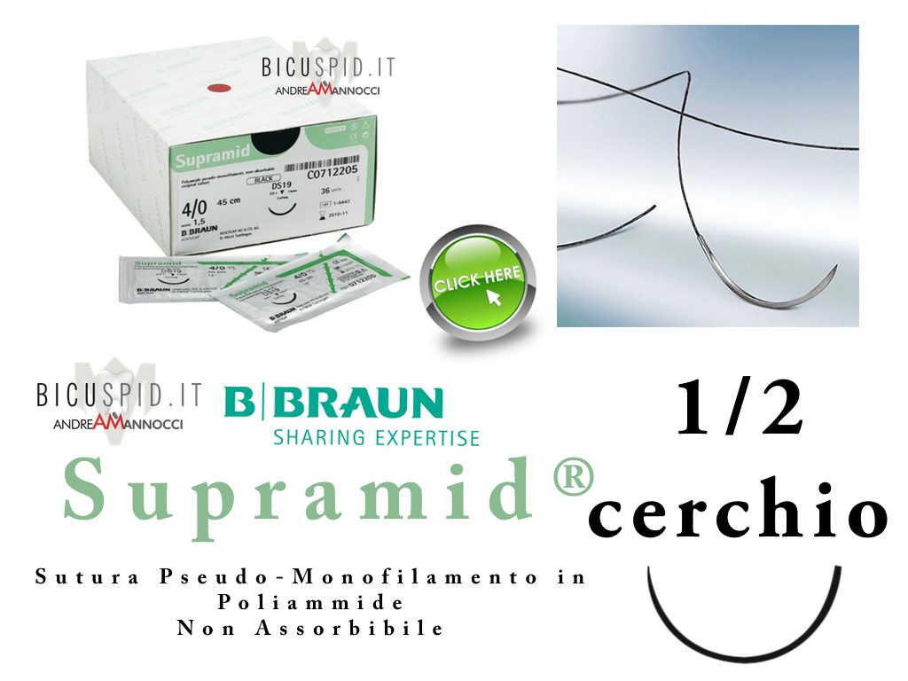 Supramid suture vedi i prezzi del 1/2 cerchio