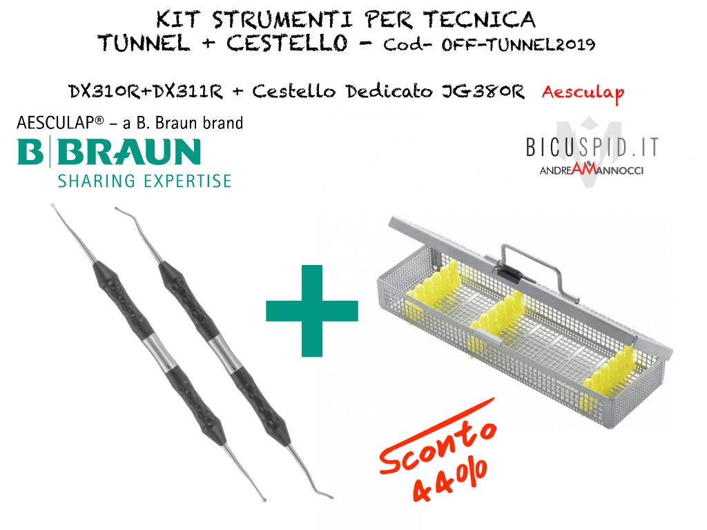 Offerta strumenti tunnel e cestello Aesculap